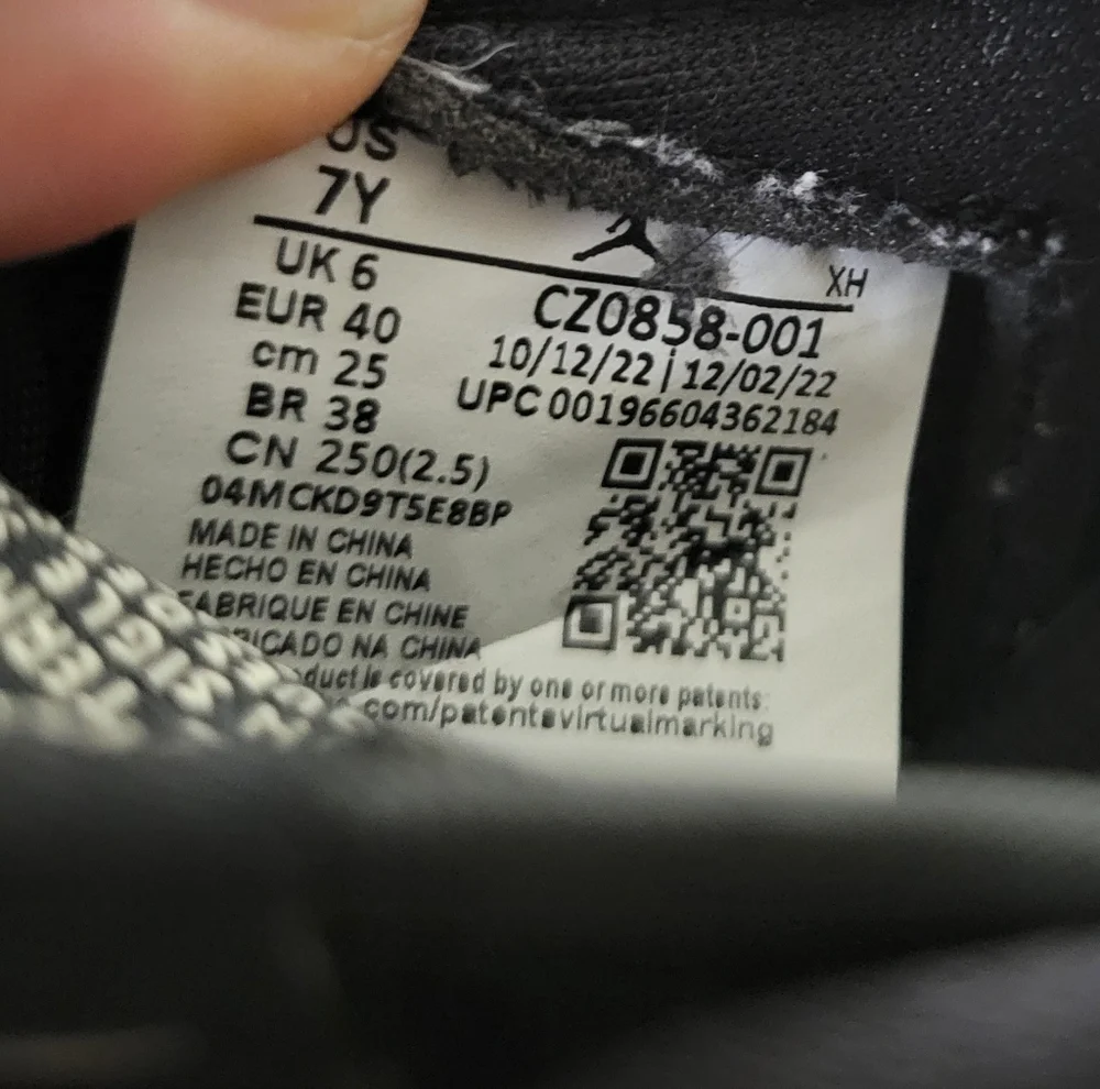 Nike Jordan 1 Retro Low OG GS Black Cement Air Jordan
